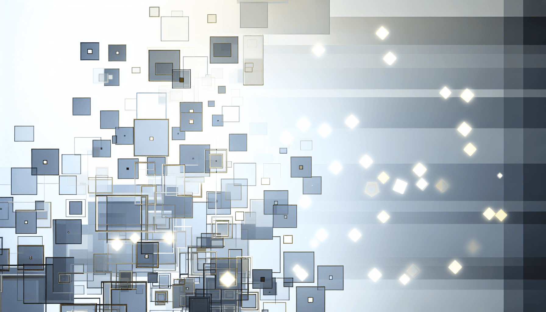 Abstract geometric shapes and light patterns symbolizing modern architectural patterns in mobile app development.