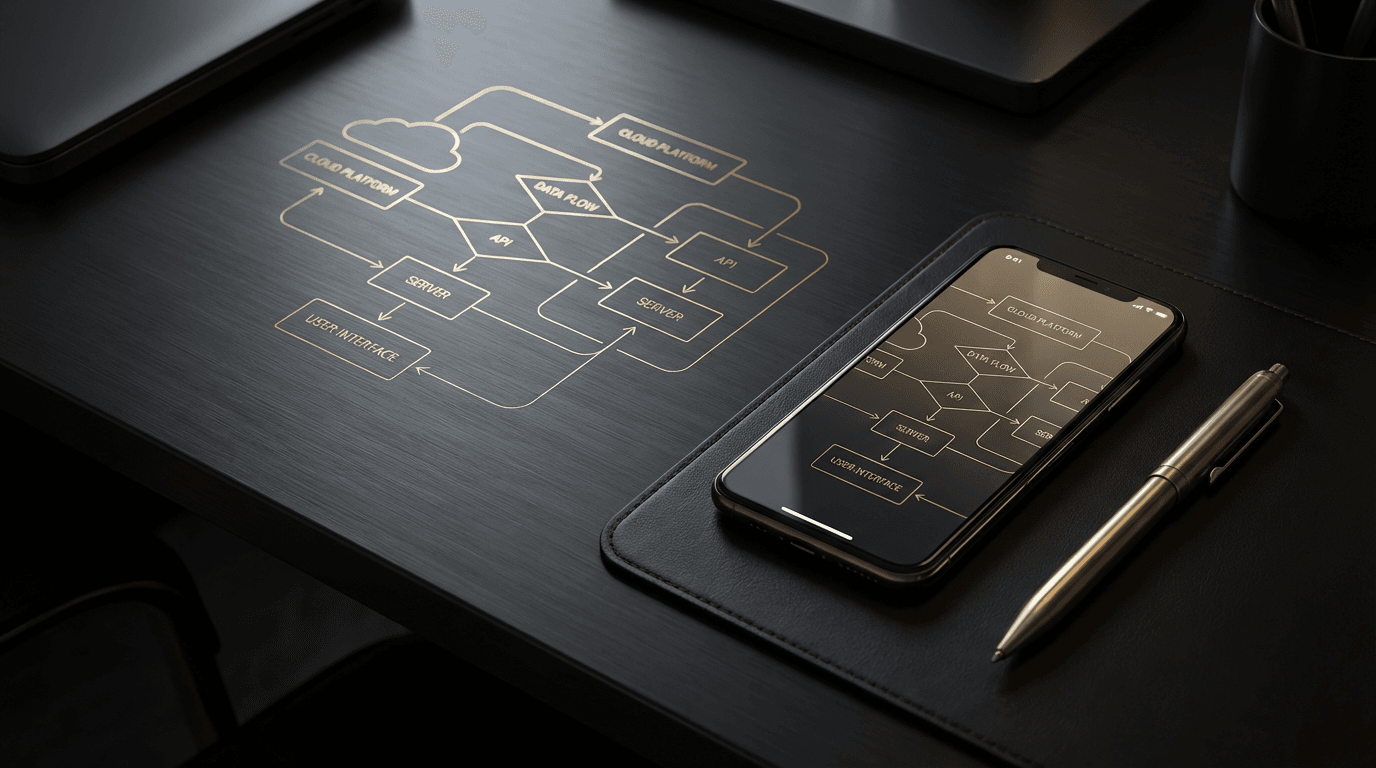 Software architecture illustration for Elite Prodigy Nexus